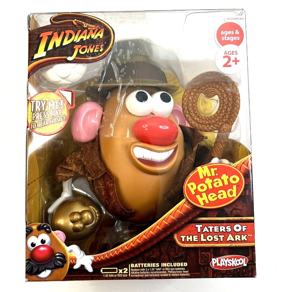 PLAYSKOOL Mr. Potato Head Indiana Jones "Taters of the Lost Ark Musical …